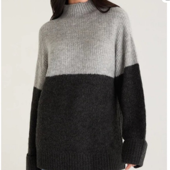 ***SOLD***Z Supply Colorblock Sweater M - Picture 3 of 10